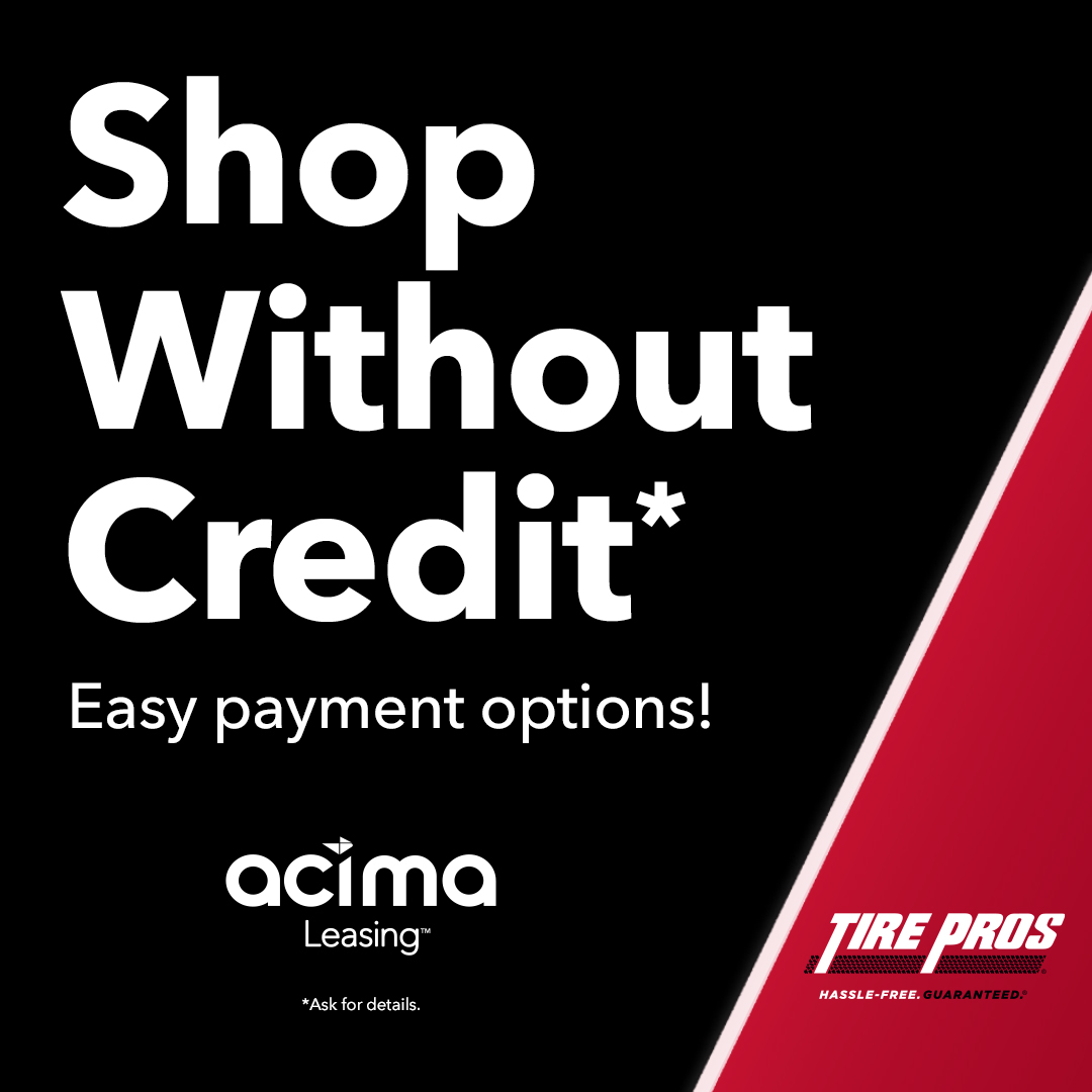 Acima Leasing Available at Ron Gordon's Tire Pros in Payson, UT 84651