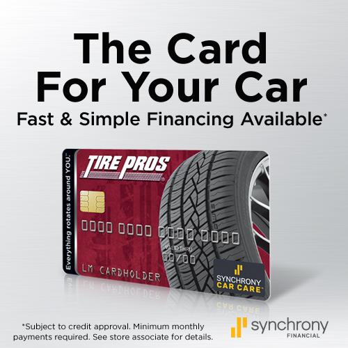 Tire Pros Financing available at Ron Gordon's Tire Pros!